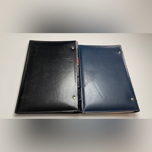 2 Pioneer Leather Photo Albums: 1 is Black, 1 is Blue. Gently used condition. - Picture 4 of 10